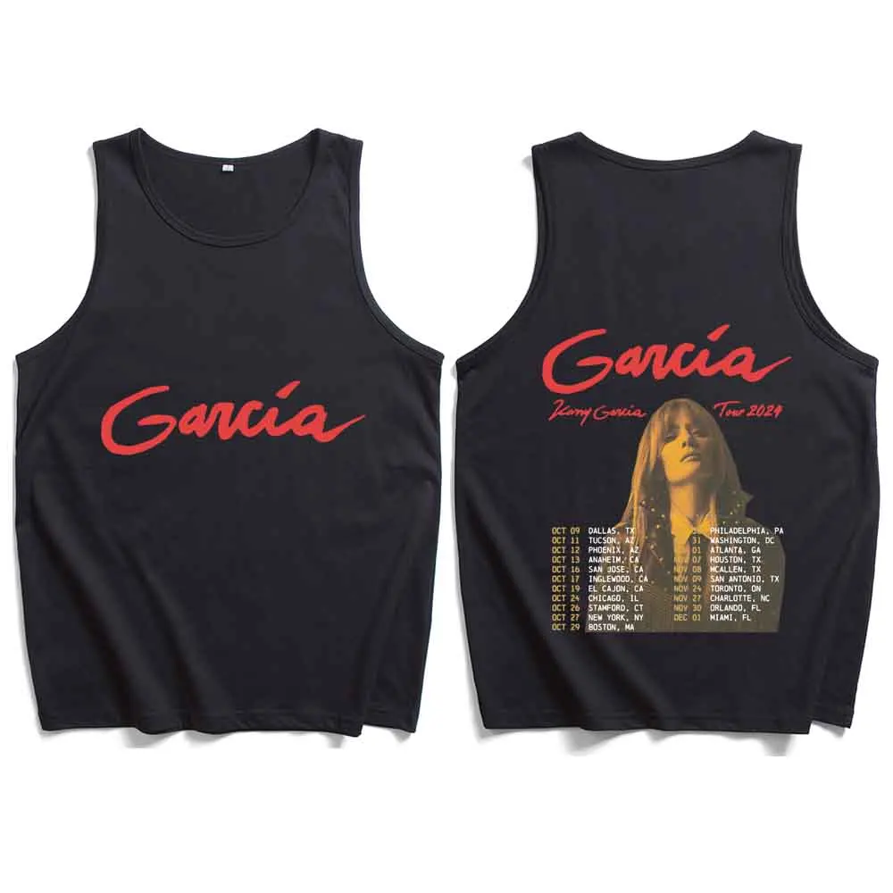 Kany Garcia Tour 2024 Tanktops Weste T-Shirt Unisex T-Shirt ärmellose Sommer lässig regulären Druck