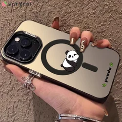 For infinix Note 40 30 Pro 12 Hot 40 Pro 40i 30 10 11 9 Play Zero 30 4G Phone Case Cute Panda Pattern Personality Soft Cover