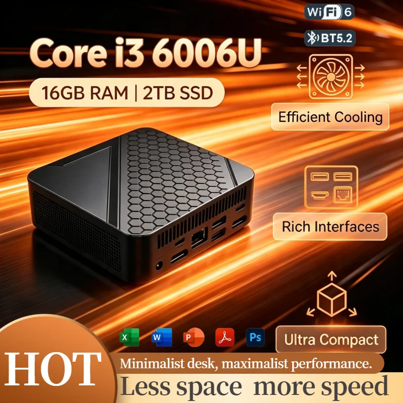core-i3-6006u-ミニpc-2026-16gb-ddr4-512gb-m2-nvme-ssd-トリプル4kモニター-wifi6-bt52-静音冷却-オフィス・ホーム用-プロデスクトップ