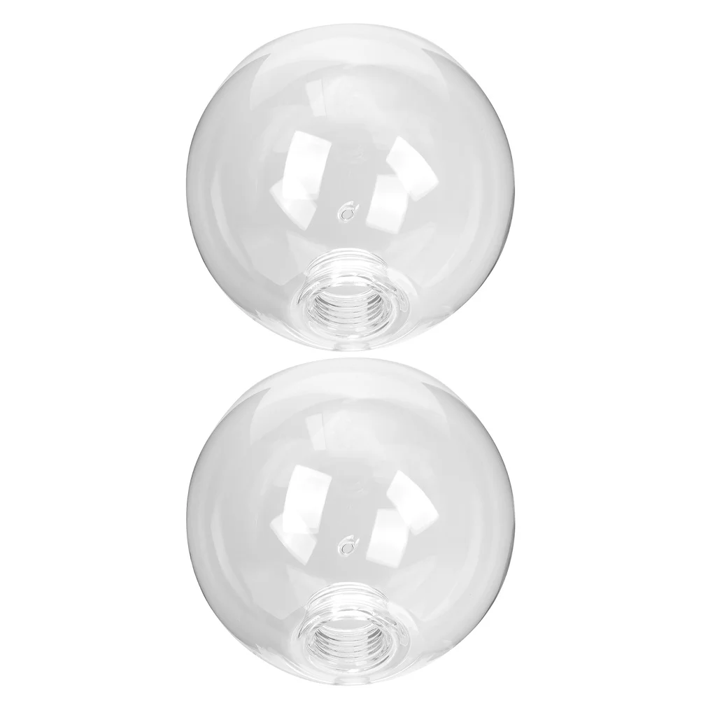 

2Pcs Globe Glass Lamp Shade Replacement for Pendant Light Fixtures Wall Sconce Living Room Bedroom Cafe Bar Decor Lightweight