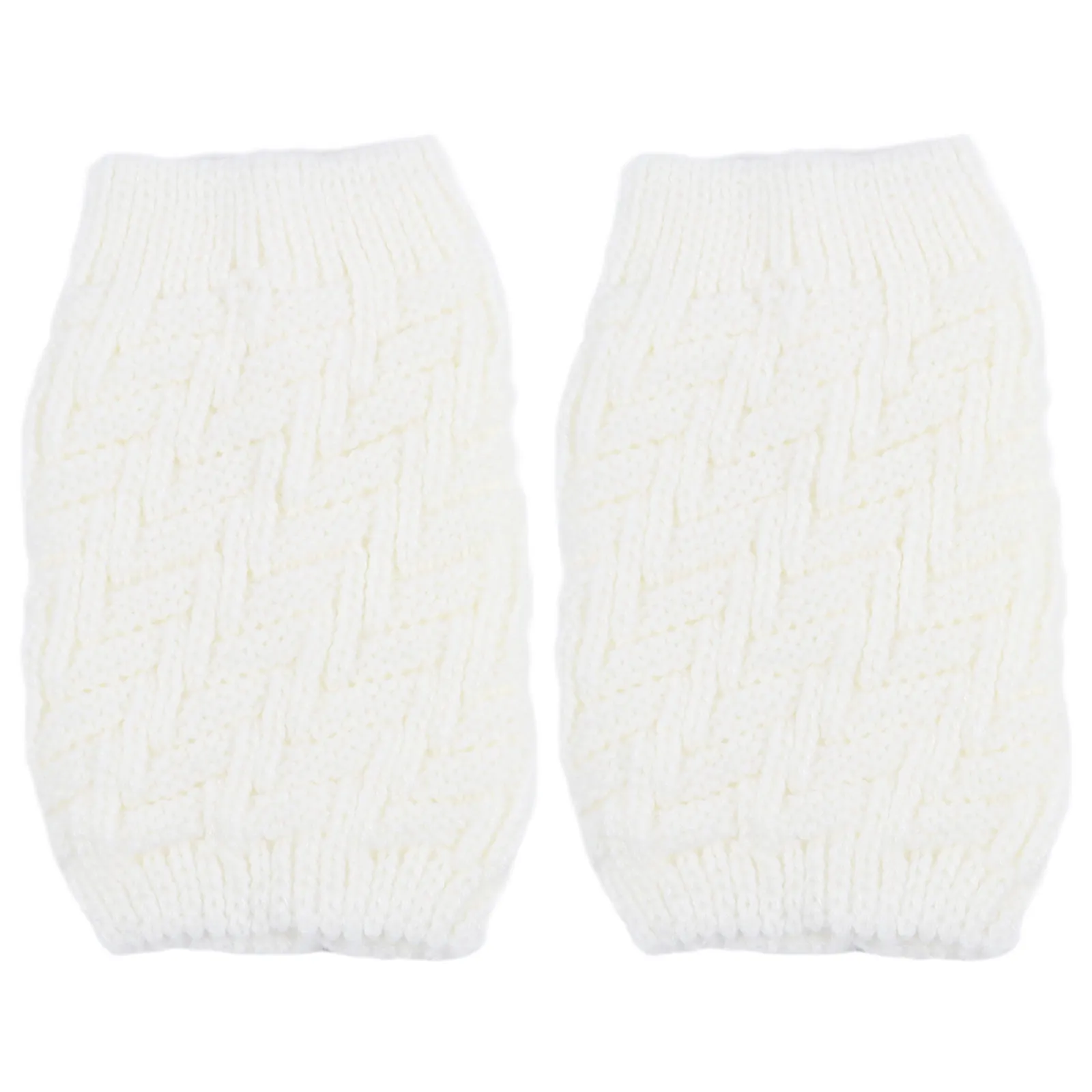 

1Pair Decorative Knee Straps Knitting Soft Protective Knee Wraps Lightweight Breathable Warm Support