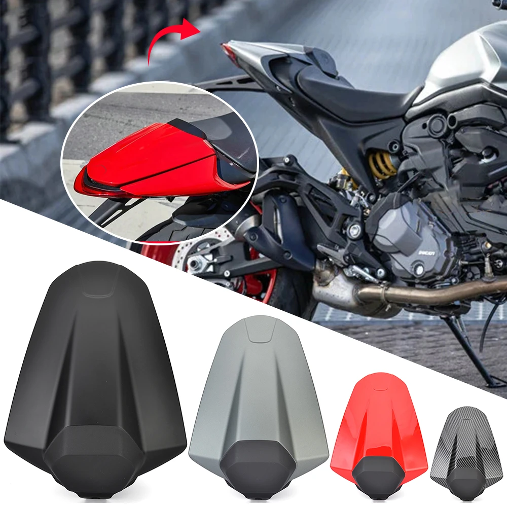 For Ducati Monster 950 937 Rear Seat Cover Cowl Passenger Pillion Monster950 Motorcycle Tail Fairing Cowl Cover 2021 2022 2023