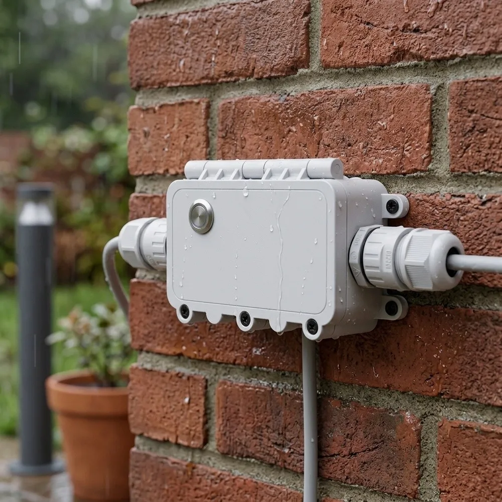 1pc For Smart Outdoor Waterproof Junction Box Wireless Timer Switch 1-16A For Outdoor Devices Easy Installation