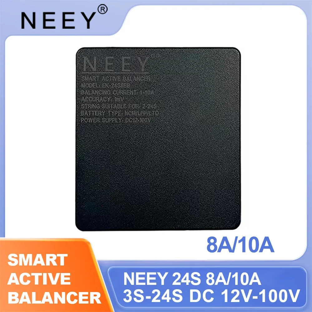 NEEY 8A 10A Smart Active Balancer 8A 10A 24S Equalizer Cascade Connection Li-ion LiFePo4 LTO 3S-24S 36V 48V 60V 24V Android IOS