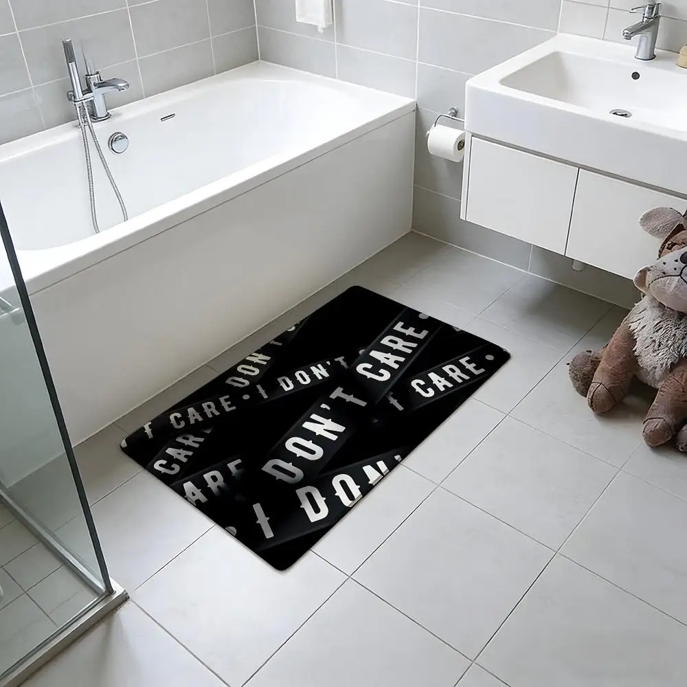 ANIME A-American Retro Floor Mat Absorbent Floor Mat Non-Slip Entrance Rug for Bathrooms Restrooms and Toilets