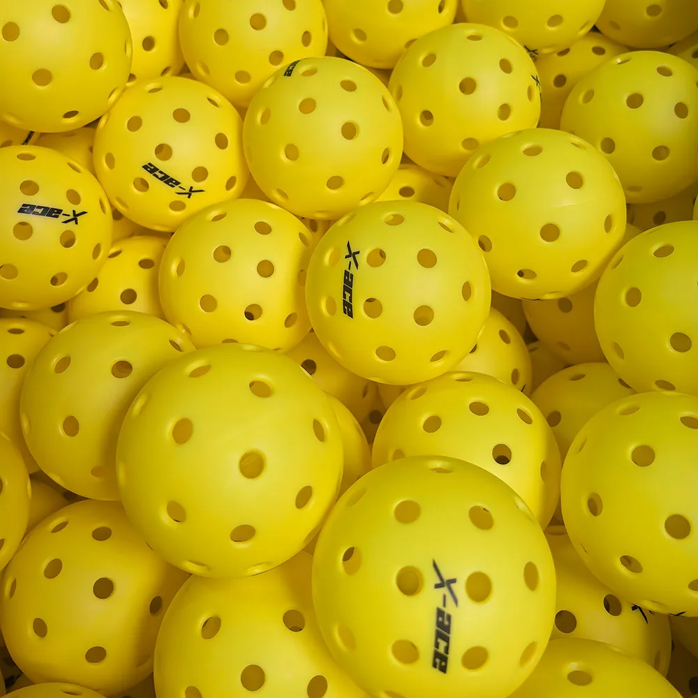 Шарики X-ace Pickleballs, инъекционная формовочная структура, 26/40 отверстий для наружного использования в помещении, для игроков всех уровней навыков