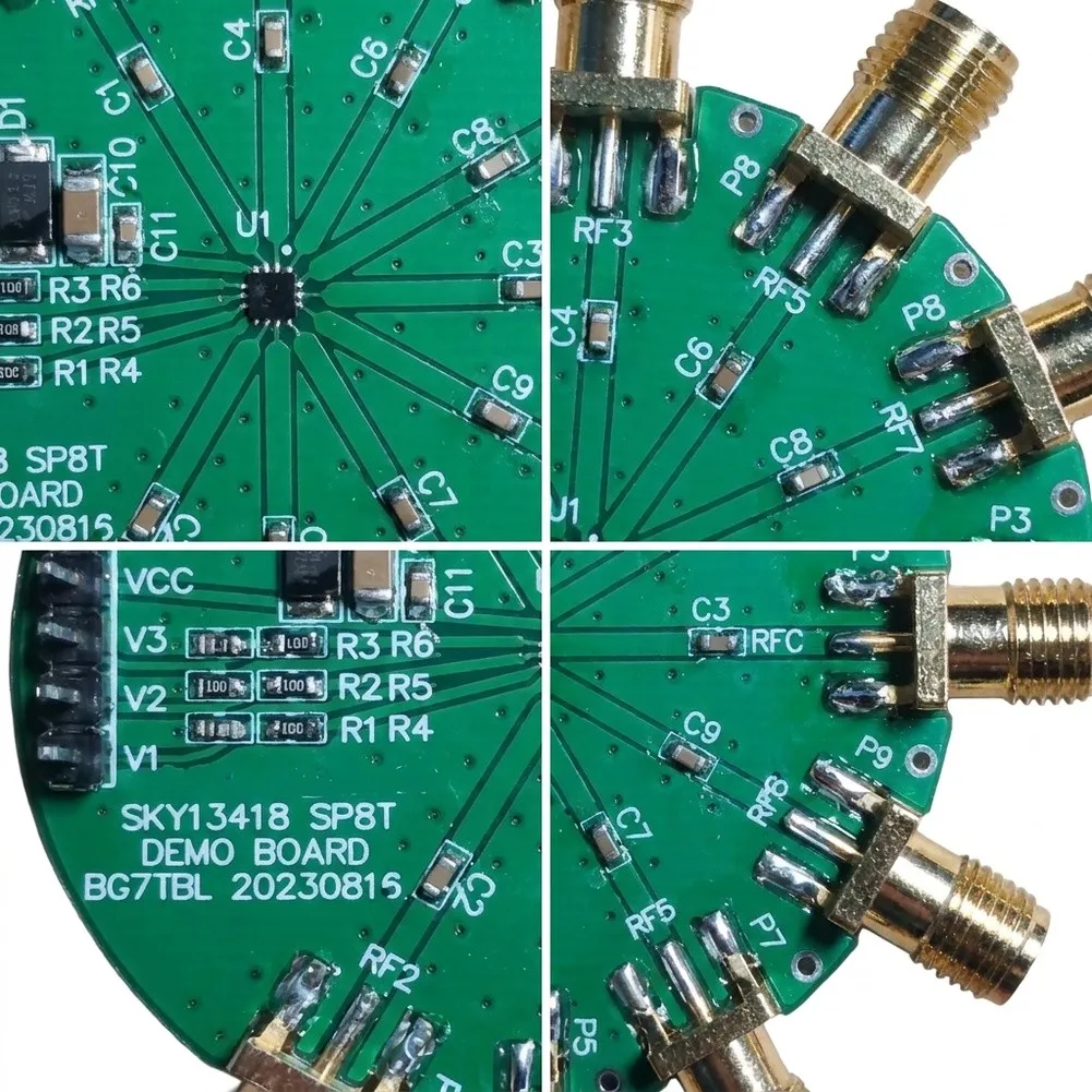 for antenna Arrays RF for antenna Switch SP8T RF Switch RF Switch 50KHz-6GHz Frequency Range Insertion Loss 1dB 1GHz