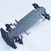 RC 자동차 온로드 차체 프레임 260mm 휠베이스 4WD 4WD 구동 시스템 1/10 레이싱 카 부품 업그레이드 액세서리 1