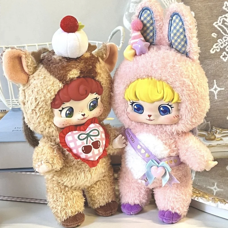 

Натуральная слоенная серия Friends Memo, слепая коробка, плюшевая кукла, милый модный игровой орнамент, загадочная коробка, игрушка-сюрприз, подарок на день рождения