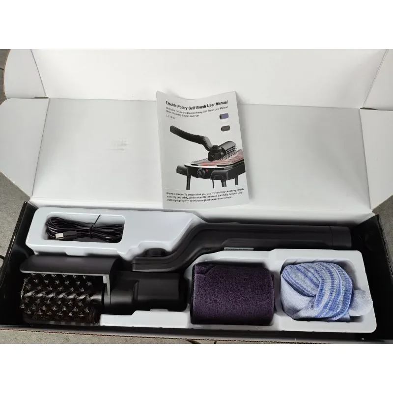 Electric Grill Brush for Cleaning Heavy - oil Stains on Grill Grates