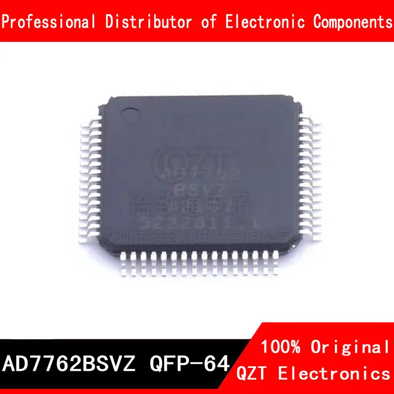 5pcs/lot AD7762BSVZ TQFP AD7762 AD7762B AD7762BS AD7762BSV TQFP-64 new original In Stock