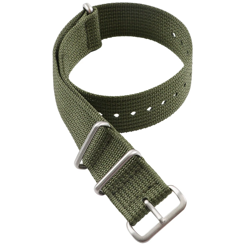 For Seiko Nylon Strap Tissot Dw Timex Casio Sports Durable Waterproof Breathable Canvas Woven 18 20 22mm Integrated Watchbands