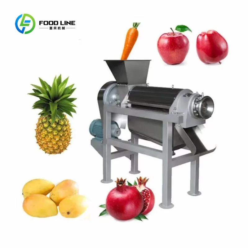 Commercial Fruit Vegetable Juicer Widely Used Apple Juice Forming Machine Coconut Meat Twin Screw Press