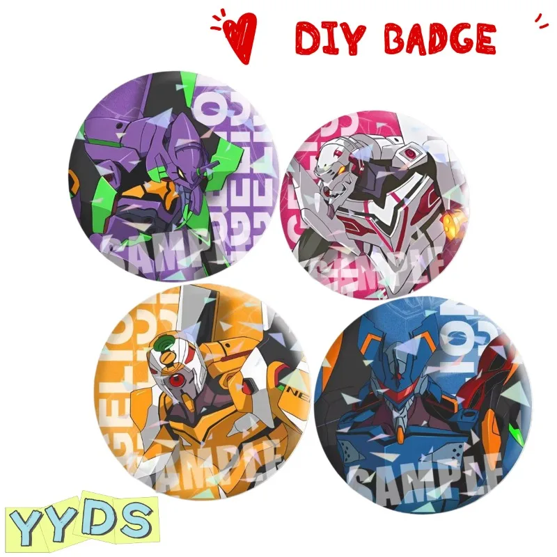 

Wholesale New EVA Neon Genesis Evangelion Cute Cartoon Student Brooch, Creative Anime High Aesthetic Schoolbag Badge Pendant