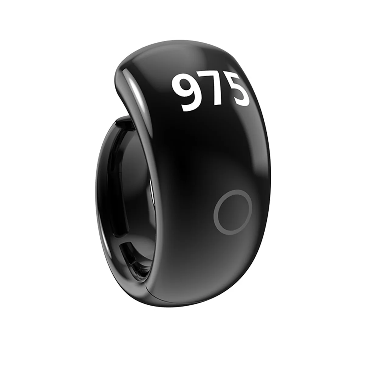 AA87C Multifunktions-Digitalzählringe, App-Steuerung, Tasbih Faith Zikr-Ringe für spirituelle Praktiken und tägliches Gebet, Schwarz