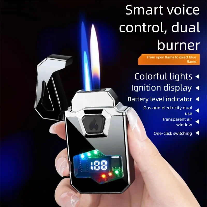 Dual Flame Smart Igniter - Voice Activated Sensor Lighter Premium Design For Boyfriend