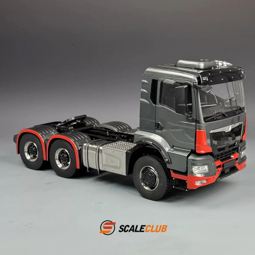 SCALECLUB 1/14 TGS 6*6 tractor truck with full metal door and full metal chassis