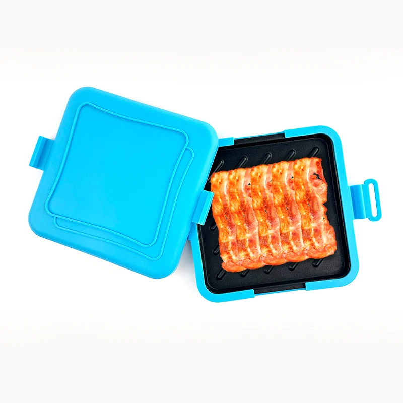 Microwave Toaster Silicone Toastie Maker Microwave Sandwich Mold Sandwich Baking Tray for Microwave Ovens