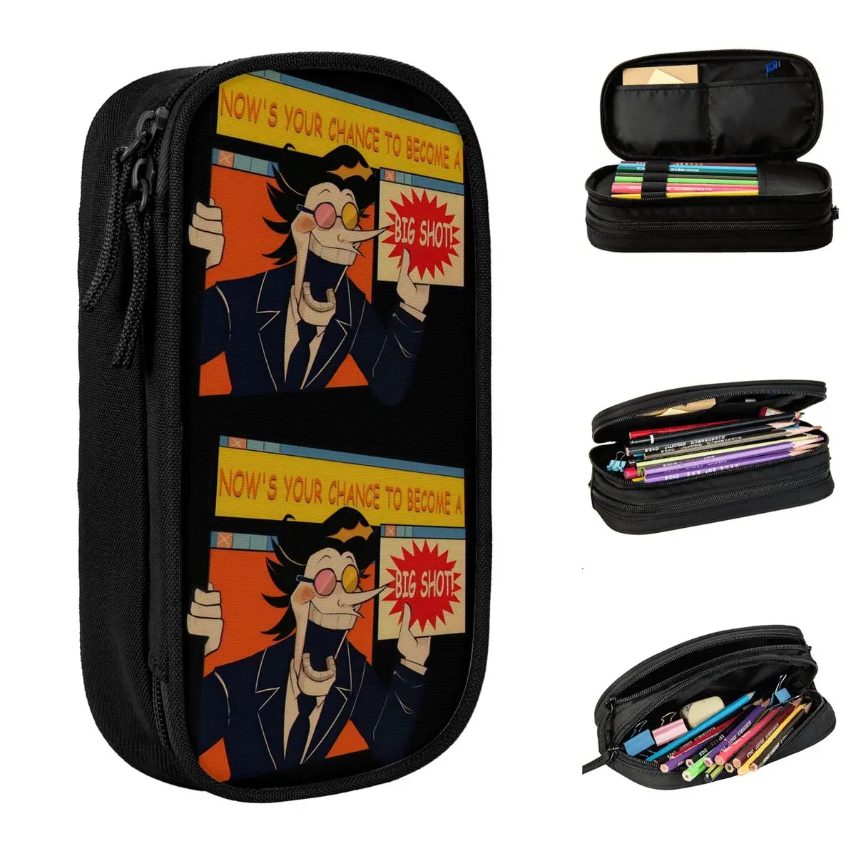 deltarune-spamton-lapis-caso-lona-caneta-caixa-menino-menina-vintage-portatil-escola-lapis-casos-papelaria-organizador
