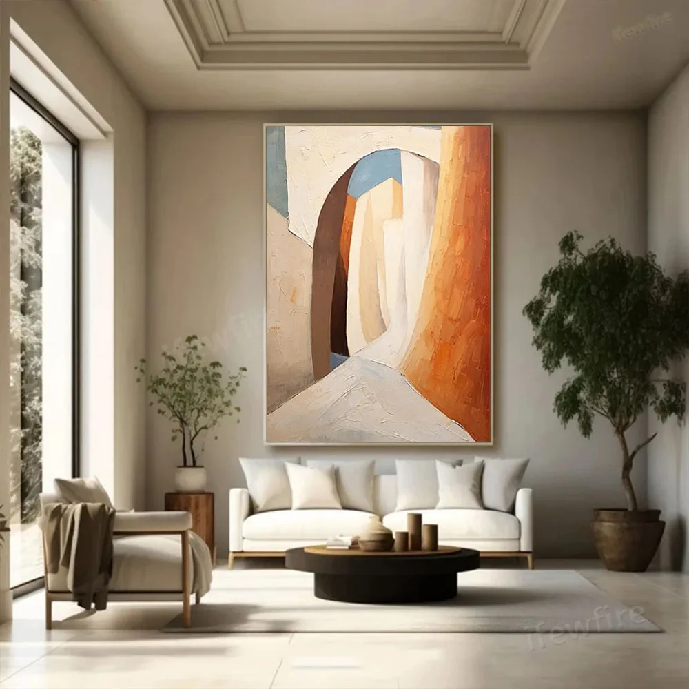 

New Arrival Large Decor Wall Art Drawing on canvas A Lot Of Abstract Oil Painting With Line And Textures picture For Living Room