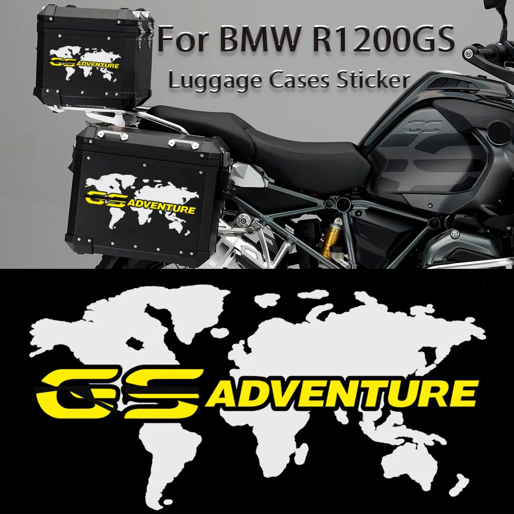 

Luggage Cases Sticker For BMW R1200gs F850gs F800gs R1250gs F750gs R 1200 1100 1250 850 650 750 GS GSA Adventure HP Rallye Trunk