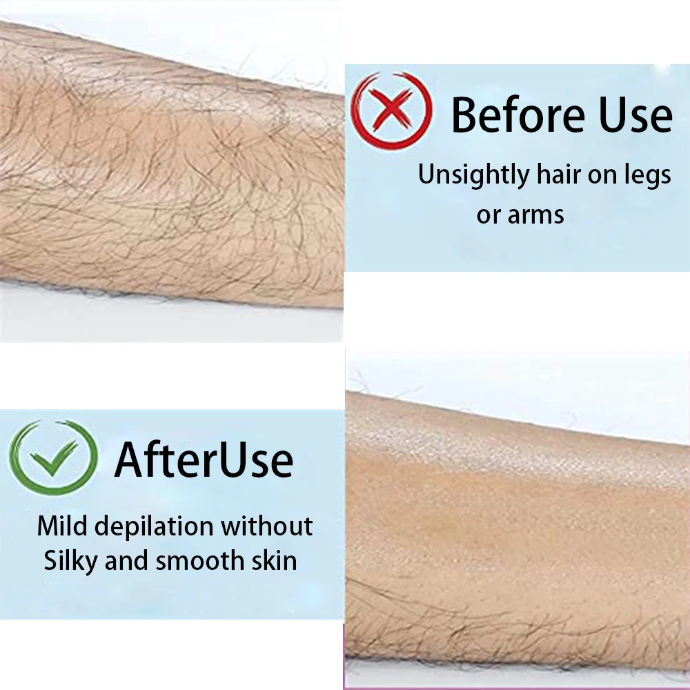 2022 New Crystal Physical Hair Removal Safe Epilator Easy Cleaning Reusable Body Glass Beauty Depilation Tool For Men Women