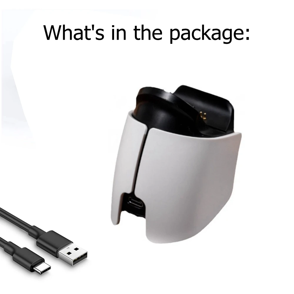 Mini-oplaaddock voor PS5-controller Snel USB-laadstation voor PS5 DualSense Edge-controller met opladerindicator