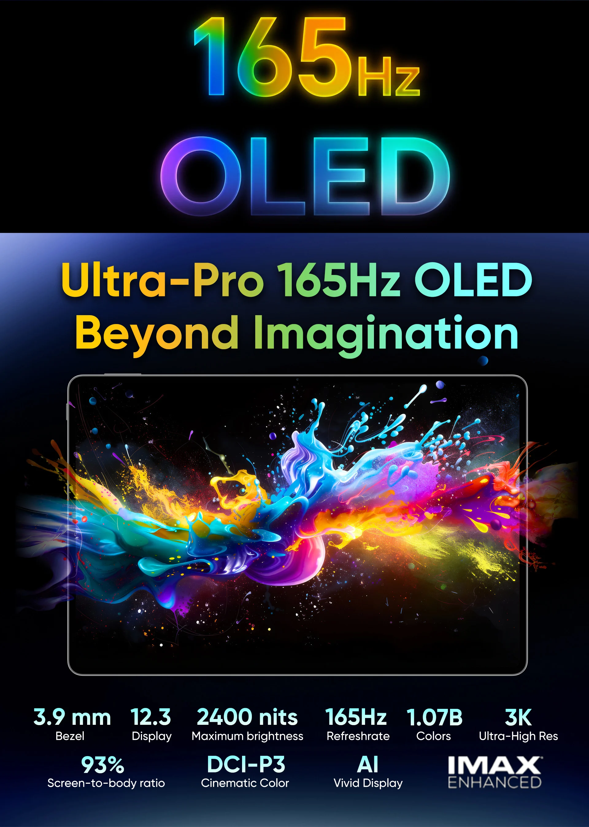 Original HONOR MagicPad 4 Global Version Tablet Snapdragon 8 Gen 5 12.3 Inches 165Hz OLED Display 10100mAh Battery Android 16