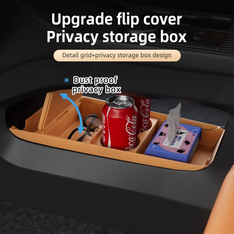For Chery Tiggo 8 2026 Center Console Lower Storage & Eyewear Organizer Box, Car Interior Modification Accessories view 3