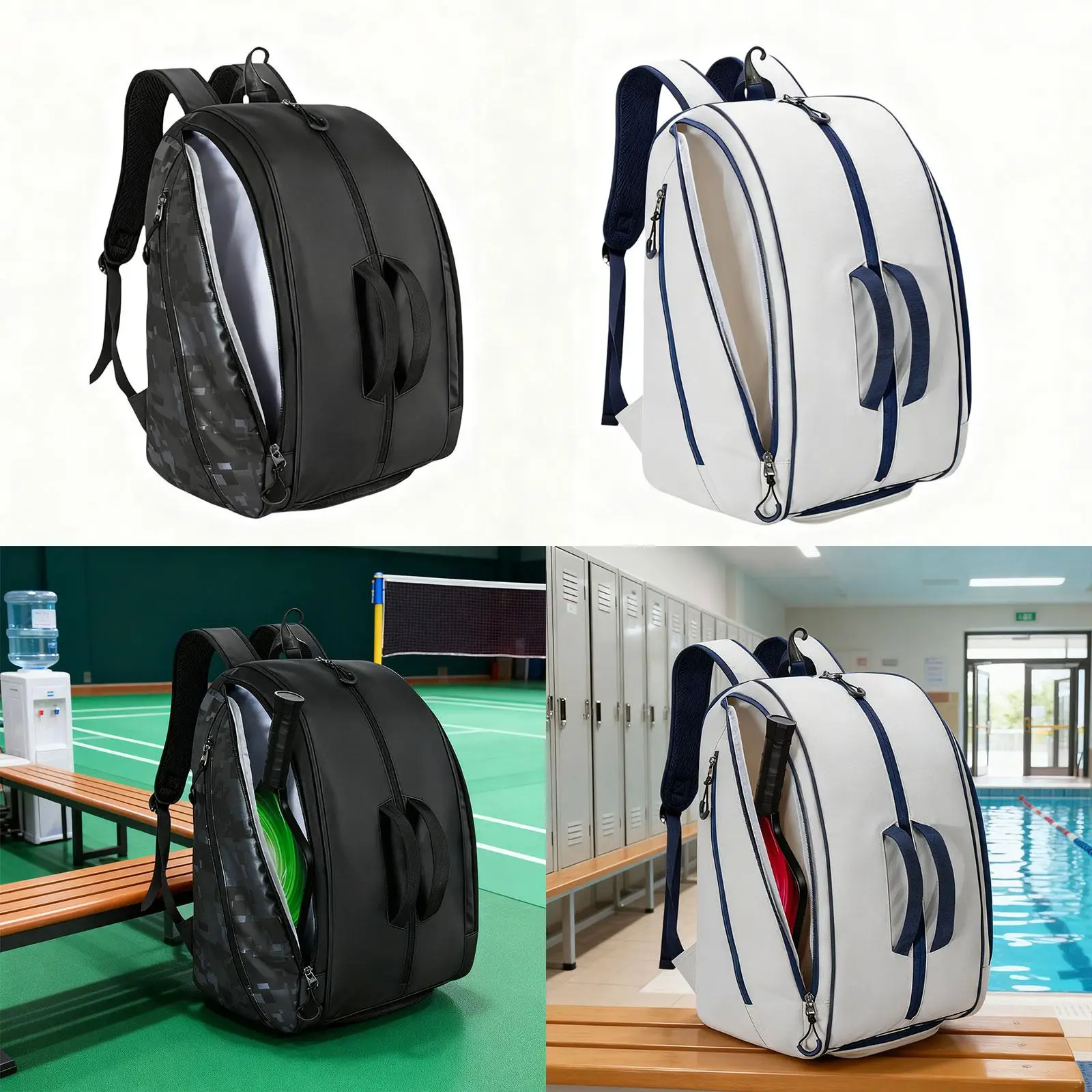 Pickleball Bag Professional Outdoor Sports Organizer Padel Racket Backpack Pickleball Backpack Paddle Carrying Bag for Women Men