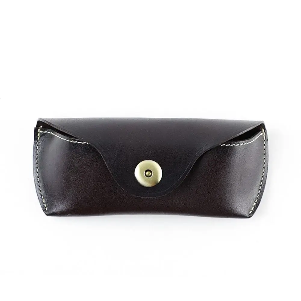 

Portable Handmade Jeans Belt Protector Case Eye Glasses Bag Glasses Case Genuine Leather