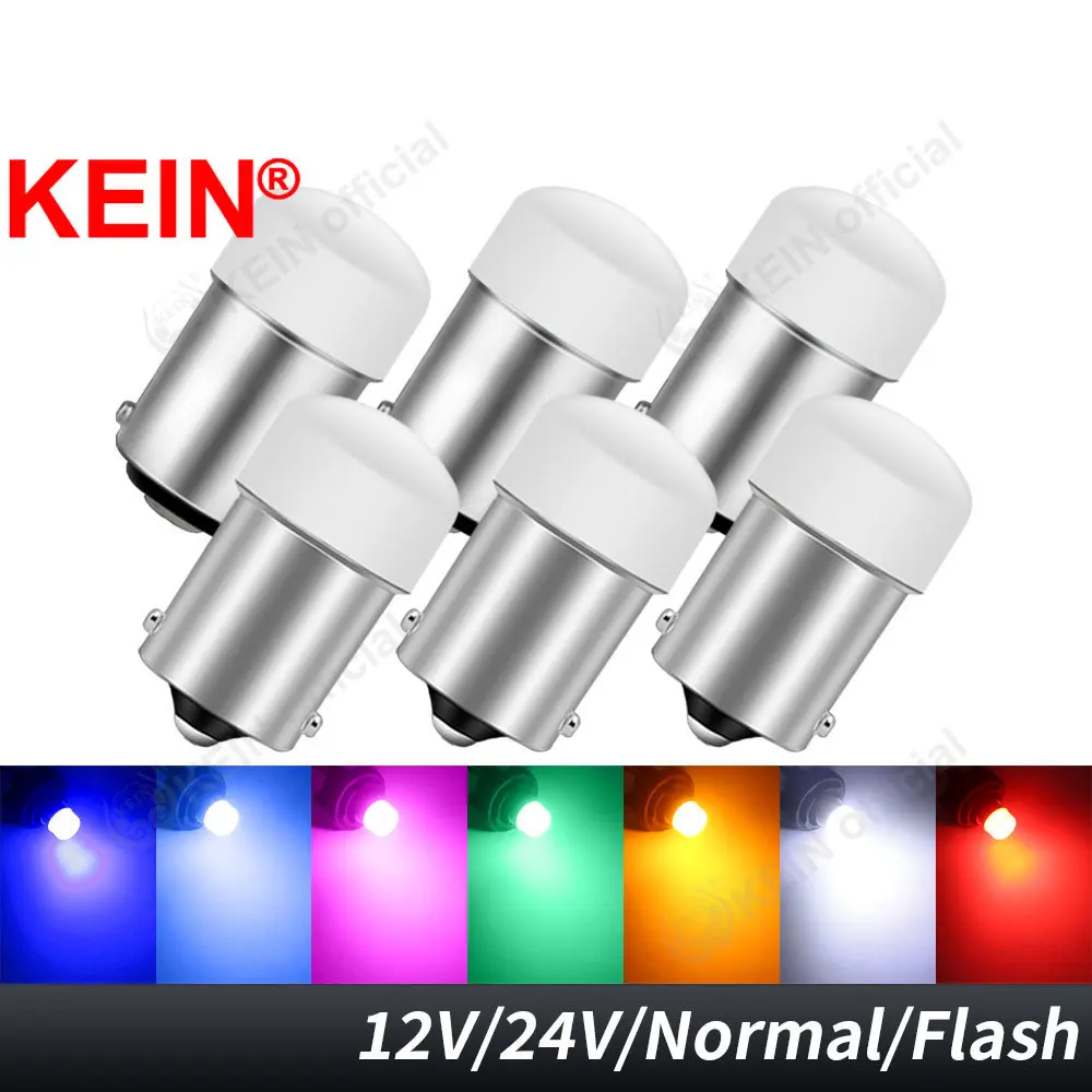 KEIN P21W BA15S BAY15D 1157 P21/5W 1156 Żarówka LED R5W R10W Stroboskopowa lampa błyskowa Hamulec Światło cofania Światło postojowe samochodu ciężarowego 12V 24V
