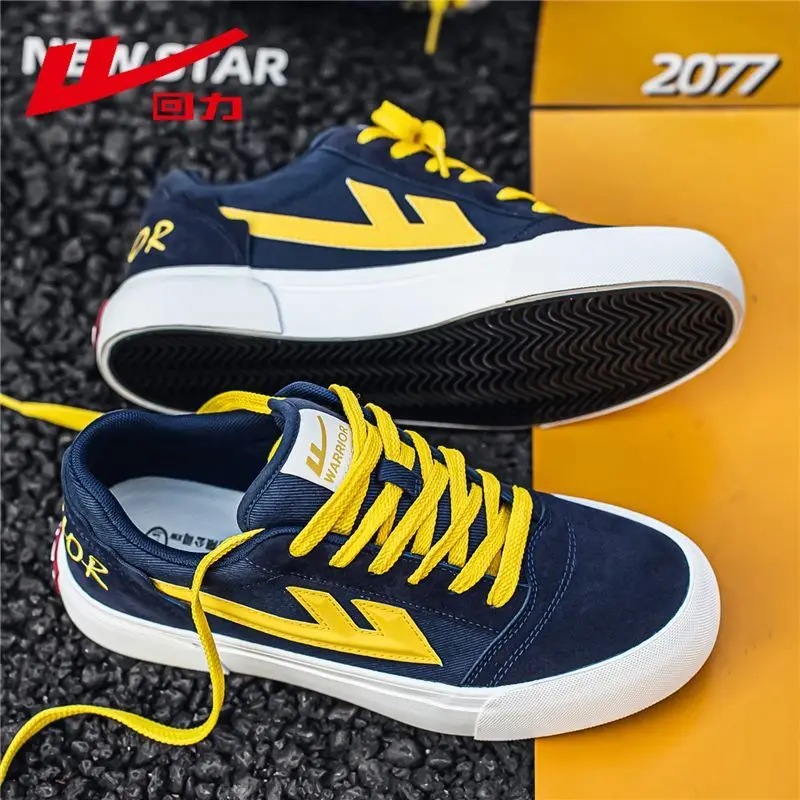 

Кроссовки Warrior Original Brand для мужчин: классические кеды с принтом и вышивкой, модные скейтерские туфли, обувь для корейского климата