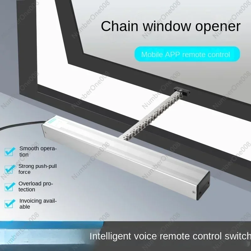 Intelligent electric window opener with rain feeling and chain sunroof controller