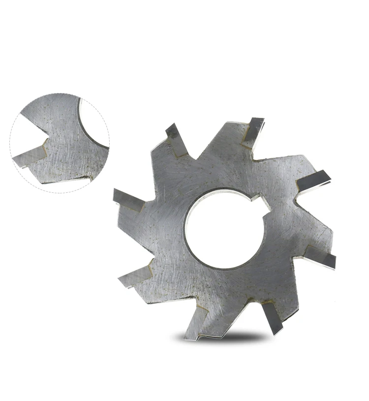 Concave Semi-circular Inlaid Tungsten Steel Three-sided Edge Milling Cutter R5R6R20 Tools Milling Cutter