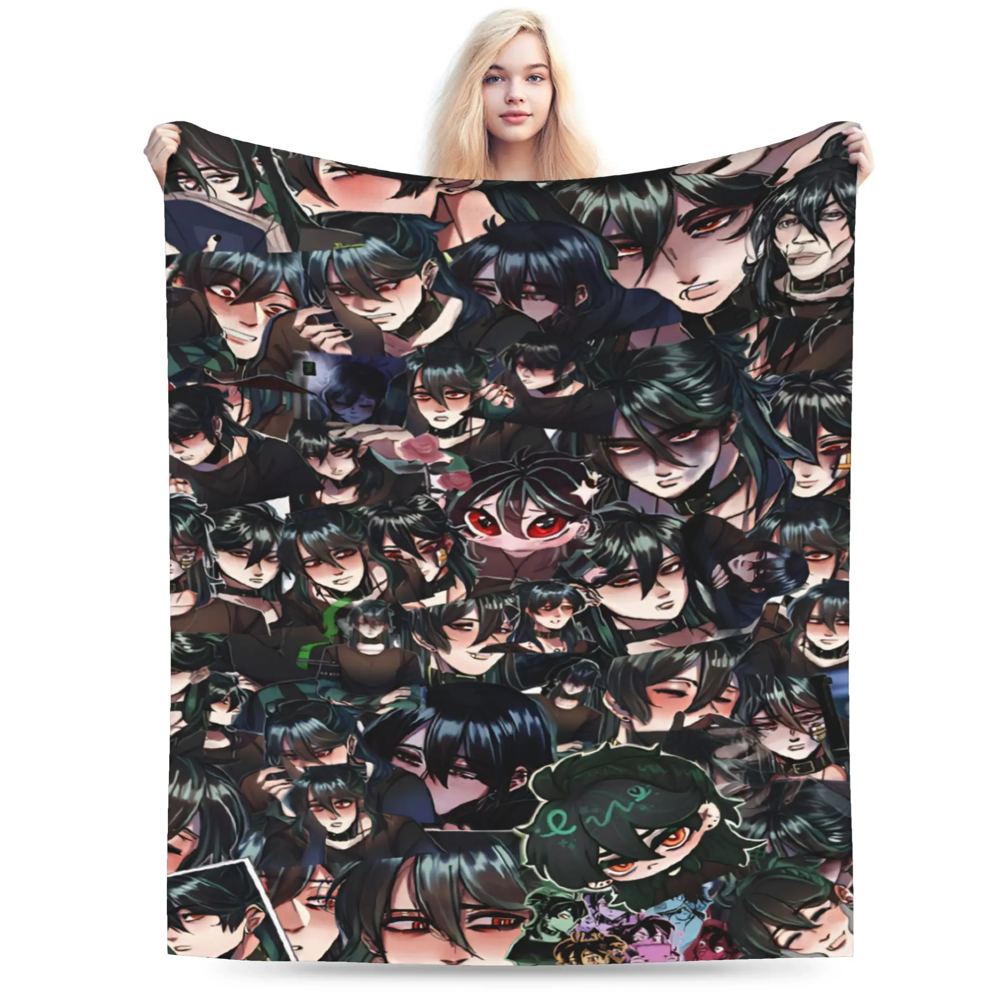 Funny The Kid At The Back Blankets Soft Flannel  Comfortable Throw Blanket Machine Washable