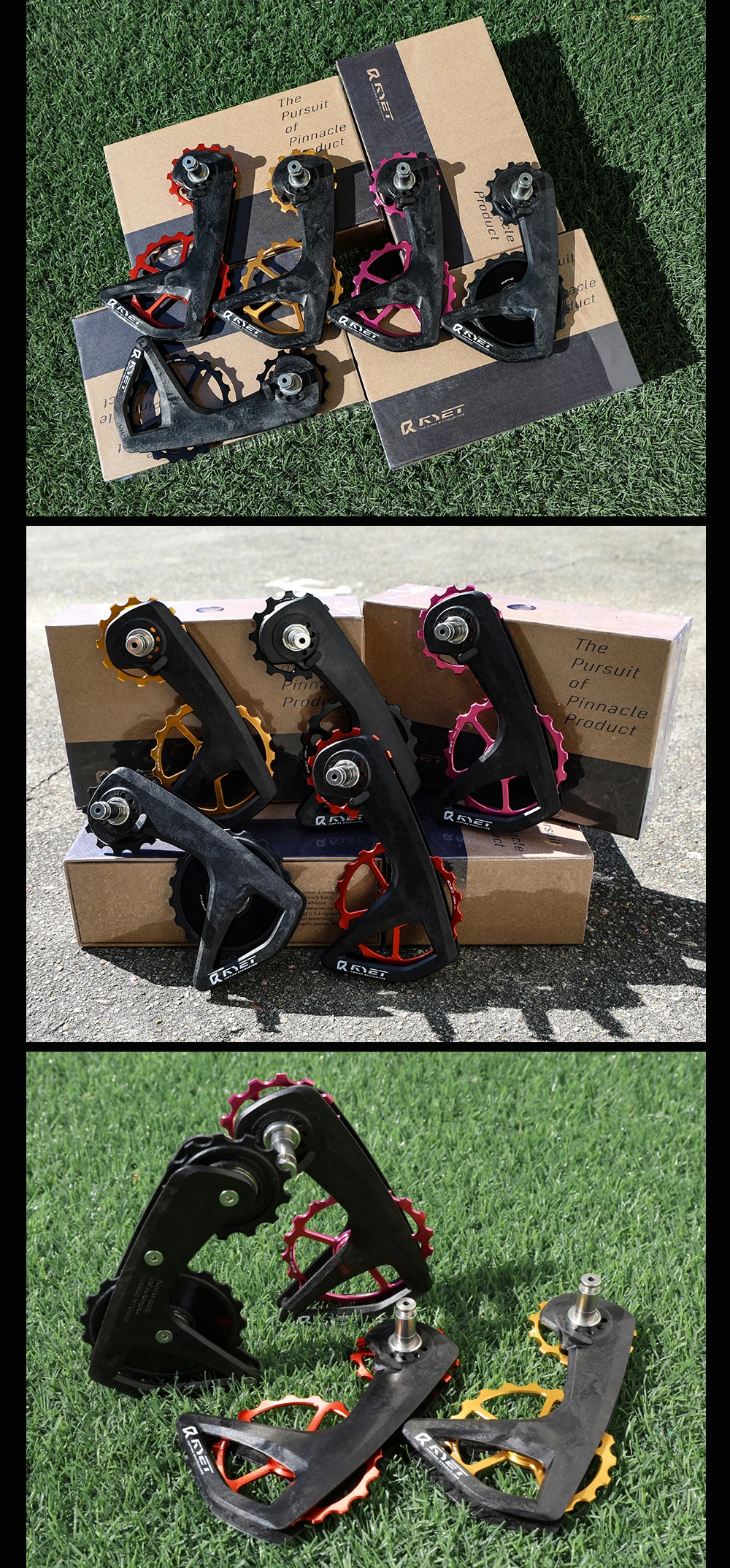 RYET RS Keramik-Übergangshebelrolle 13T-19T Schaltwerksrolle passend für Shimano R7000 R8000 R8100 R8150 R9100 R9250 – Detail 16