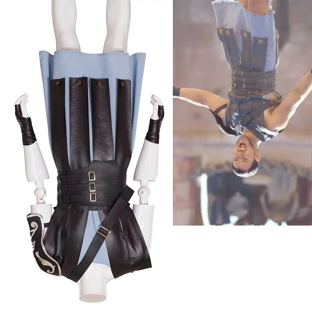 

Custom Made Gladiator 2 Cosplay Lucius Verus Costume Medieval Steampunk Men's Dress Outfit Warrior Knight Costume