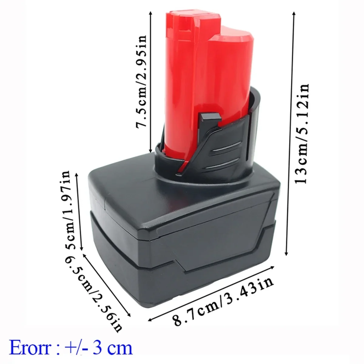 M12 Battery Case PCB Circuit Board 9 X 18650 Shell for Milwaukee 12V 10.8V 3.0Ah 48-11-2411 Li-Ion