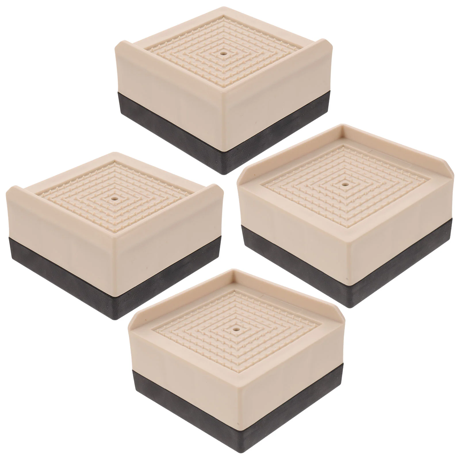 4 Pcs Bed Mat Couch Risers Furniture Desk Leg Lifters Table Feet Pad Heavy Duty Chair