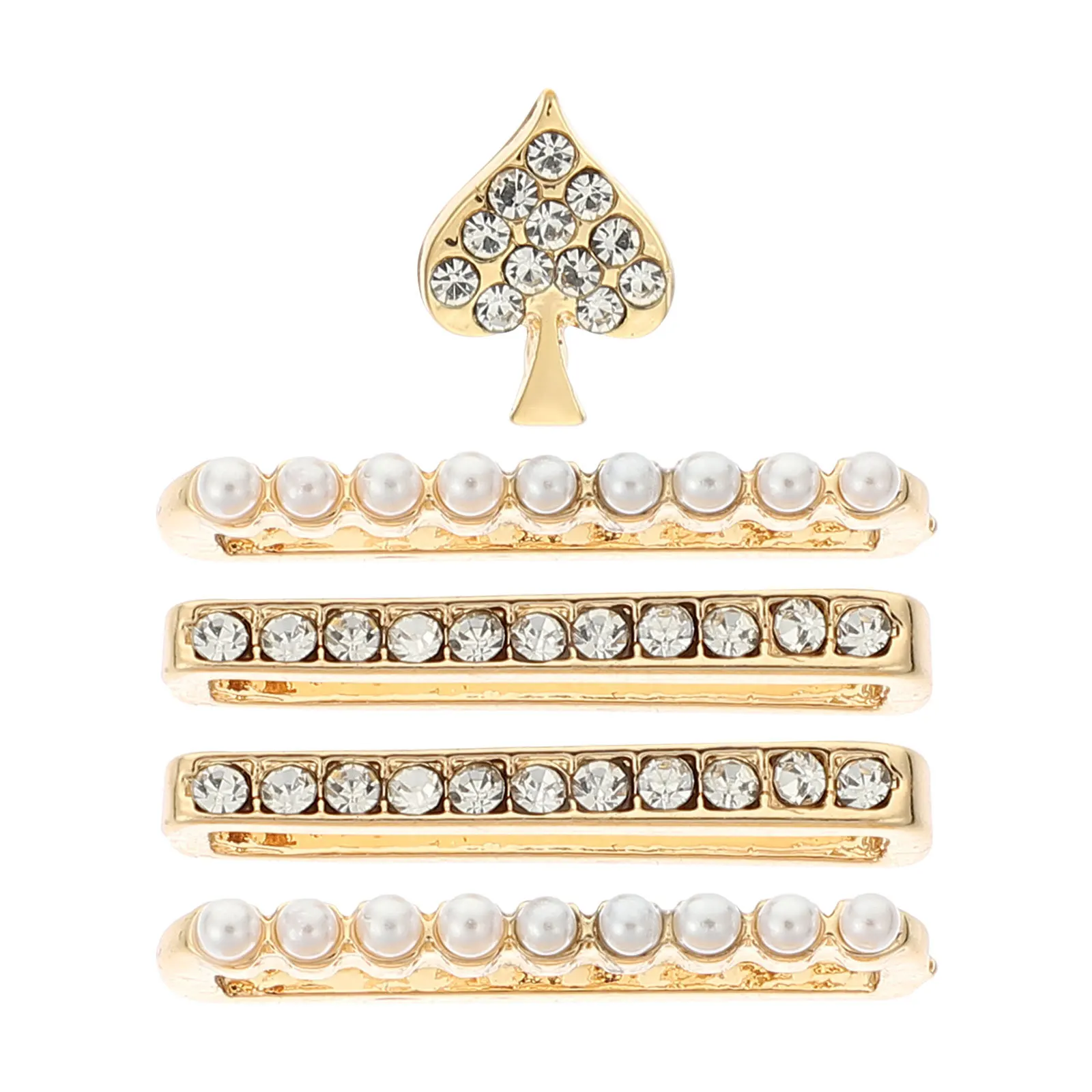 

1 set 1 Set Of Watchband Charms Alloy Decorative Watch Strap Adorns Golden Smartwatch Band Accessories Replaceable Watch Charm