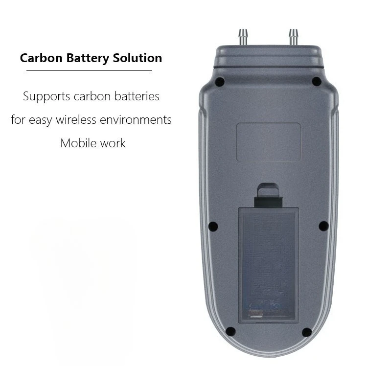 Precyzyjny, ręczny, cyfrowy manometr różnicowy w kształcie litery U, mikrodetektor siły i ciśnienia hydraulicznego.