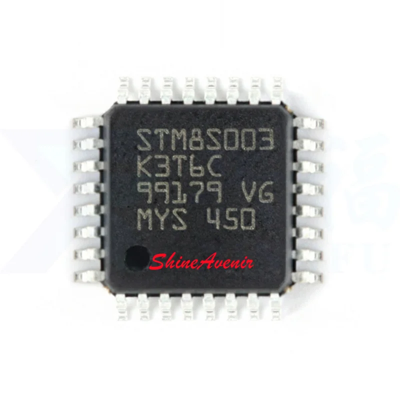 15pcs STM8S003K3T6C STM8S903K3T6C C8051F350-GQR ATMEGA8A-AU TQFP32 AT89S52-24AU TQFP44 100% new original