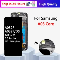 High Quality For Samsung A03 Core A032 LCD SM-A032F SM-A032F/DS SM-A032M Display Touch Screen Digitizer Assembly With Frame