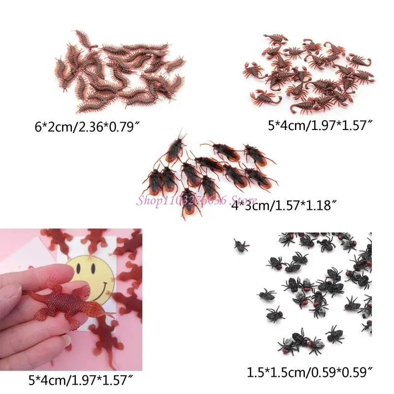 R6FD simulando insectos plásticos falsos juguetes broma broma