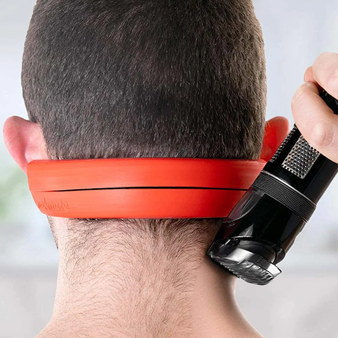 

Регулируемый шаблон для укладки волос на затылке, направляющая для стрижки в салоне, шаблон для бритья по линии шеи, парикмахерская линейка-инструмент