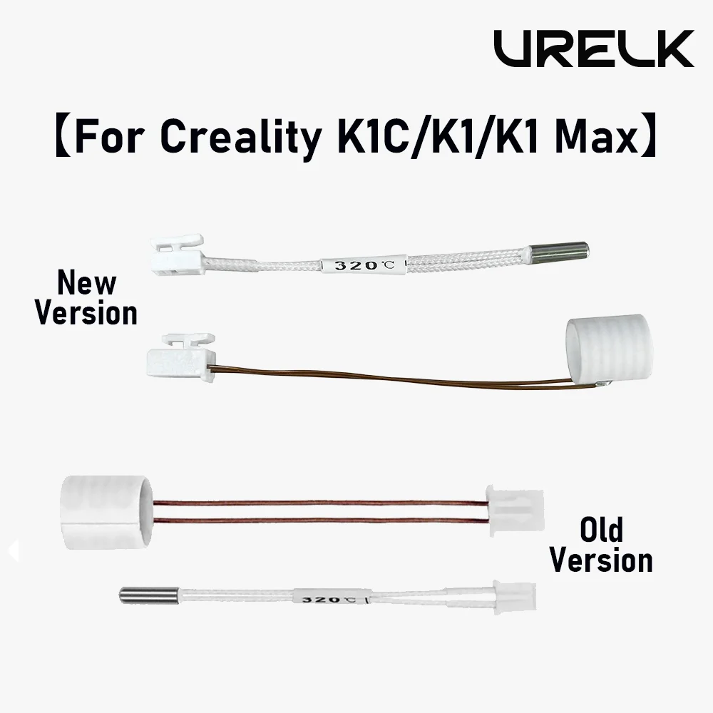 

Новая версия K1C керамическая нагревательная трубка термистор датчик температуры для K1 SE K1 MAX 3D-принтер Hotend аксессуары Запчасти