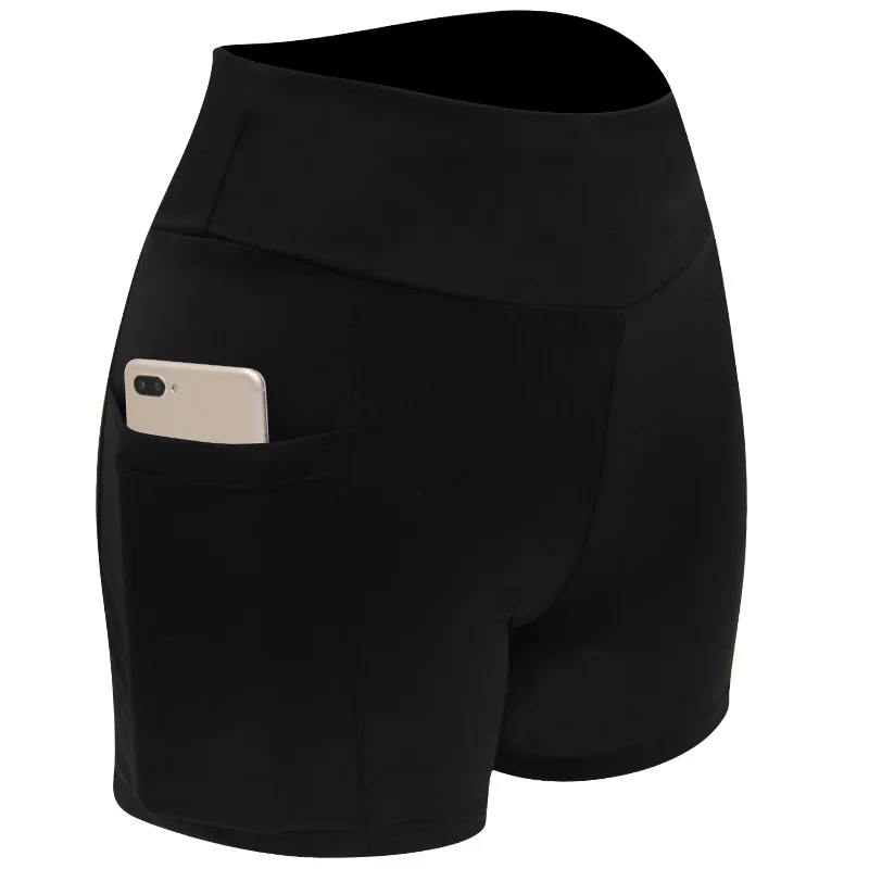 Calças de ioga com bolsos laterais para mulheres, calças de ginástica, shorts esportivos, leggings de secagem rápida, push-ups de ciclismo, calcinha