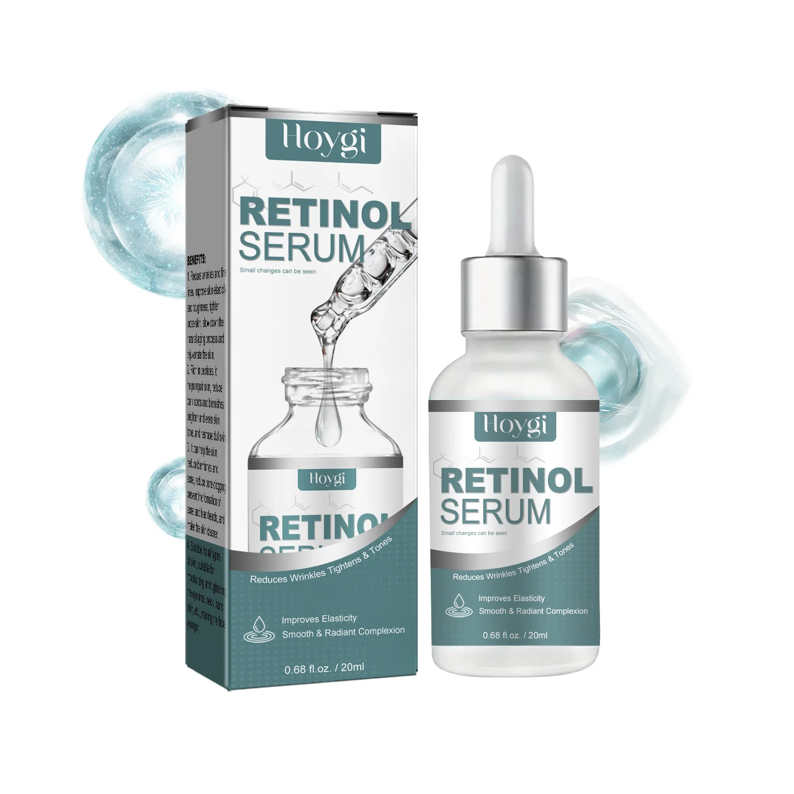 Retinol Whitening Serum Reduce Blemishes Dark Spot Wrinkle Removal Lighten Pigmentation Brightening Hydrating Anti Aging Essence