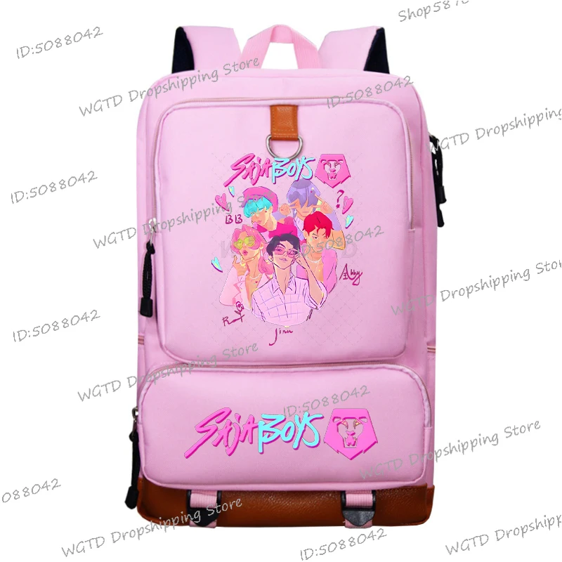 

Funny KPop Demon Hunters Student School Backpack Korean Ulzzang Casual Nylon Shoulders Bag Fashion College Women Men Bagpacks